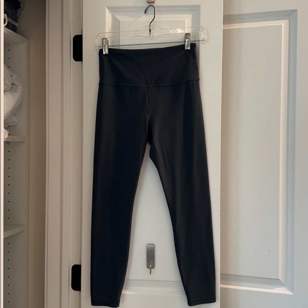 Athleta Light Charcoal Ultra High Rise 7/8 Tights